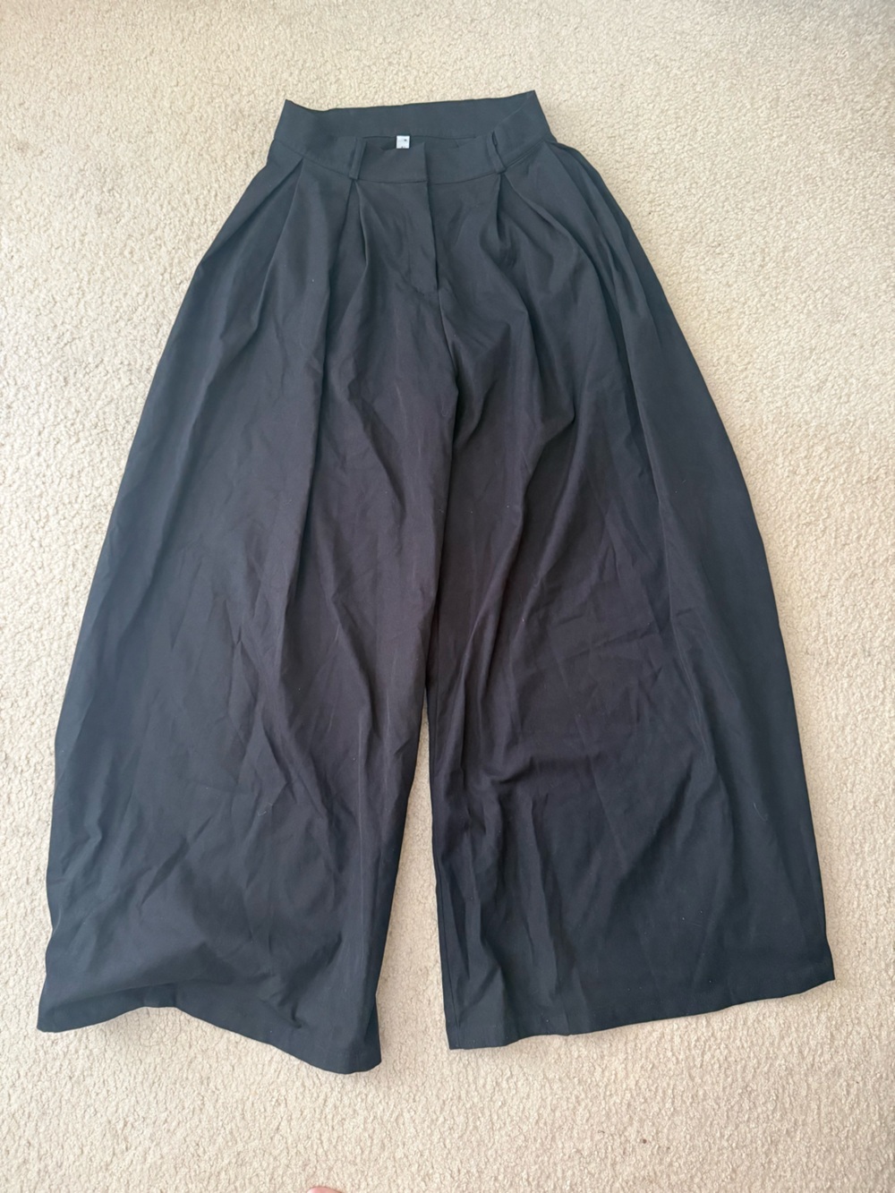 Uoozee Women’s Black Lightweight Lose Wide leg